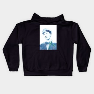 EXO Lay Watercolour Design by NiamhYoungArt Kids Hoodie